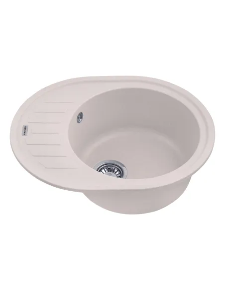 Мийка кухонна овальна Kroner KRP Komposit COL - 6250, 610х495х220 мм