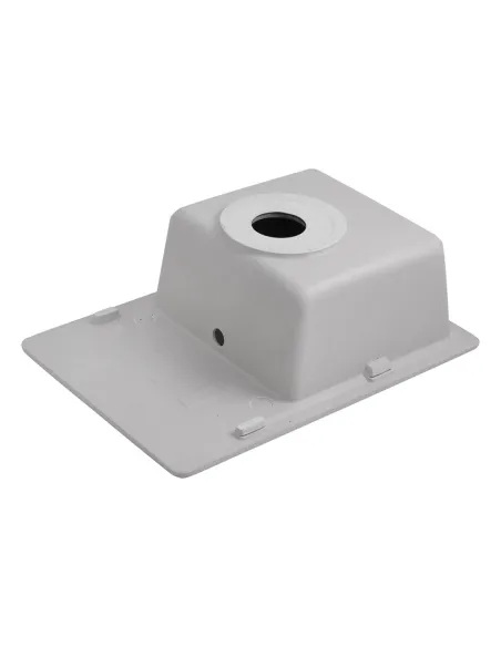 Мойка кухонная прямоугольная Kroner KRP Komposit GRA - 6243, 620x430x220 мм серая, из гранита