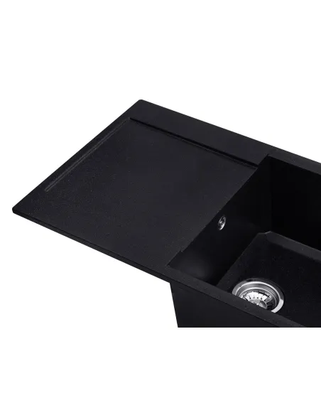 Мойка кухонная прямоугольная Kroner KRP Komposit SCH - 7850, 780x500x220 мм черная, из гранита