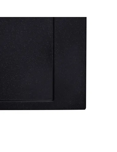 Мойка кухонная прямоугольная Kroner KRP Komposit SCH - 7850, 780x500x220 мм черная, из гранита