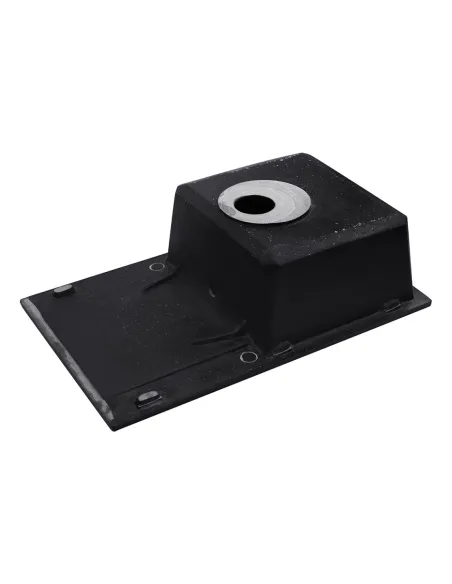 Мойка кухонная прямоугольная Kroner KRP Komposit SCH - 7850, 780x500x220 мм черная, из гранита