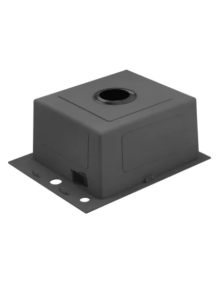 Мийка для кухні прямокутна Kroner KRP PVD Schwarze-4050HM з нержавіючої сталі