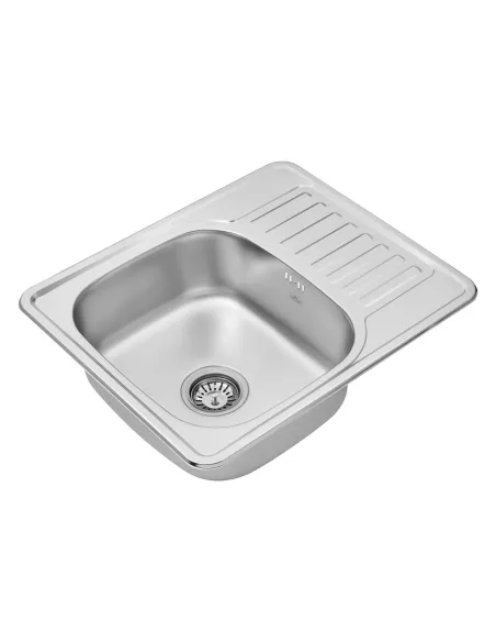 Мийка для кухні прямокутна Kroner KRP Satin - 5848 з нержавіючої сталі