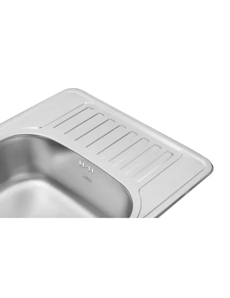 Мийка для кухні прямокутна Kroner KRP Satin - 5848 з нержавіючої сталі