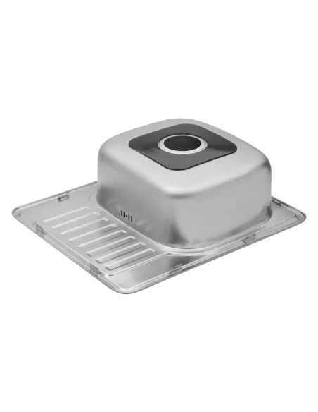 Мойка для кухни прямоугольная Kroner KRP Satin - 5848 из нержавеющей стали