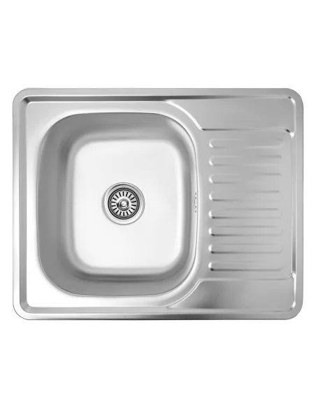 Мийка для кухні прямокутна Kroner KRP Satin - 6350 з нержавіючої сталі
