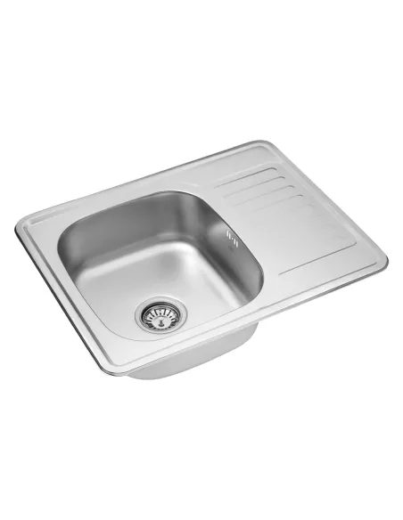 Мийка для кухні прямокутна Kroner KRP Satin - 6350 з нержавіючої сталі