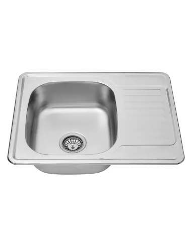 Мойка для кухни прямоугольная Kroner KRP Satin - 6350 из нержавеющей стали