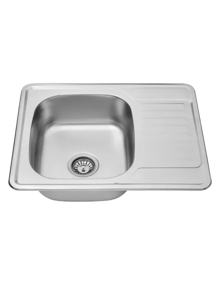 Мойка для кухни прямоугольная Kroner KRP Satin - 6350 из нержавеющей стали