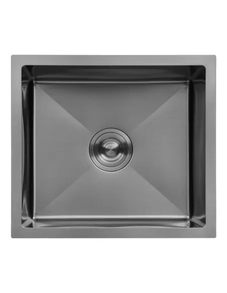 Мойка для кухни прямоугольная Kroner KRP Schwarze - 4843HM PVD из нержавеющей стали