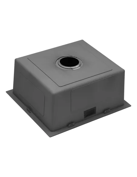 Мойка для кухни прямоугольная Kroner KRP Schwarze - 4843HM PVD из нержавеющей стали