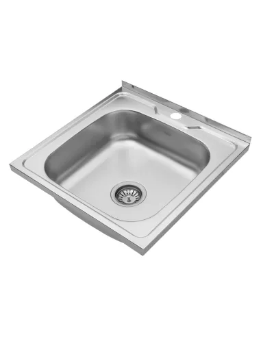 Мойка для кухни квадратная Kroner KRP Satin - 5050 из нержавеющей стали