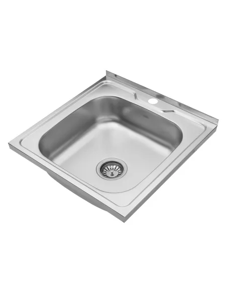 Мойка для кухни квадратная Kroner KRP Satin - 5050 из нержавеющей стали