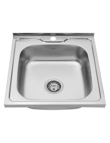 Мойка для кухни квадратная Kroner KRP Satin - 5050 из нержавеющей стали
