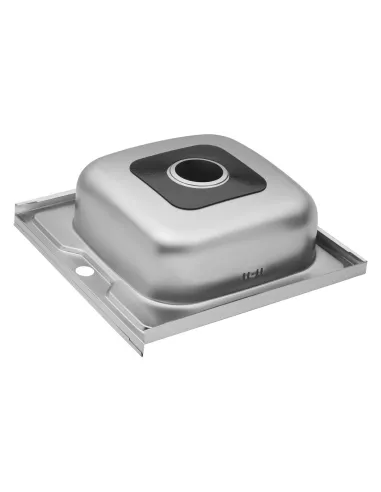 Мойка для кухни квадратная Kroner KRP Satin - 5050 из нержавеющей стали