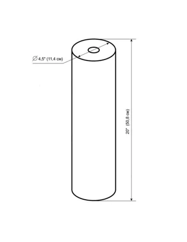 Картридж многоразовый сетчатый Raifil Box LXF 20 100 микрон, из нержавеющей стали