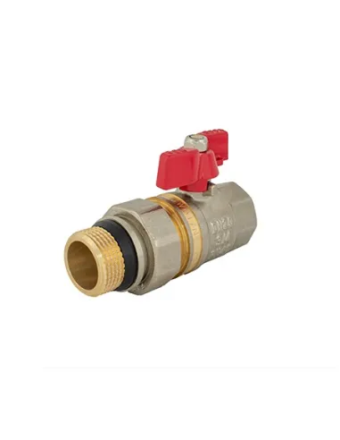 Кран кульовий прямий з американкою Fado New 25 НВ 1 дюйм