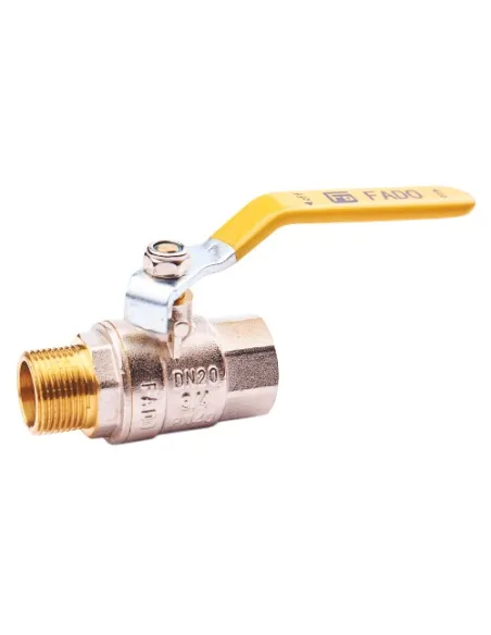 Кран кульовий для газу Fado 20 НВ 3/4 дюйми, ручка