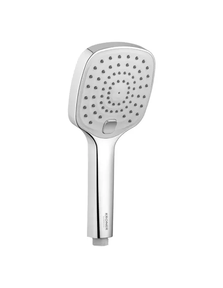 Лійка для ручного душу Kroner KRM - C726, квадратна, 3 режими, хром