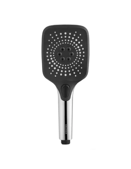 Лійка для ручного душу Kroner KRM - C727, прямокутна, 3 режими, хром