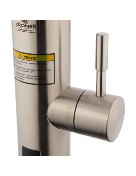 Змішувач для кухні з підігрівом води Kroner KRP Volt - ESG089 з дисплеєм