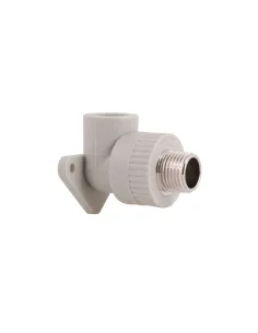 Уголок 90 для полипропиленовых труб Thermo Alliance PPR DSE501 20 мм х 1/2 дюйма, настенный