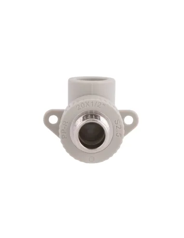 Уголок 90 для полипропиленовых труб Thermo Alliance PPR DSE501 20 мм х 1/2 дюйма, настенный