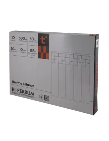 Радіатор біметалічний Thermo Alliance Bi-Ferrum 500/80, 10 секцій