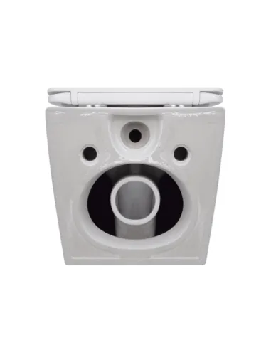 Унітаз Q-Tap Jay Ultra Quiet QT07335175W, 520х360х320 мм, безободковий, підвісний