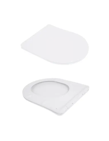 Унітаз Q-Tap Jay Ultra Quiet QT07335175W, 520х360х320 мм, безободковий, підвісний