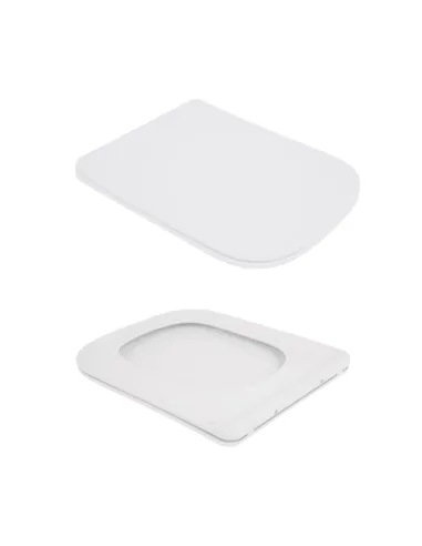 Унитаз Q-Tap Crow Ultra Quiet QT05335170W, 520х360х290 мм, безободковый, подвесной