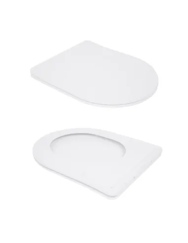 Унітаз Q-Tap Swan Ultra Quiet QT16335180W, 520х360х320 мм, безободковий, підвісний