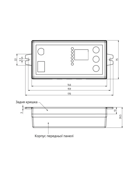 Контроллер для твердотопливного котла Thermo Alliance TA22 Н, 800 Вт