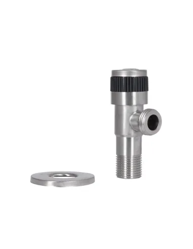 Приборный кран угловой Thermo Alliance Standart TAS345W1515SS 1/2 дюйма