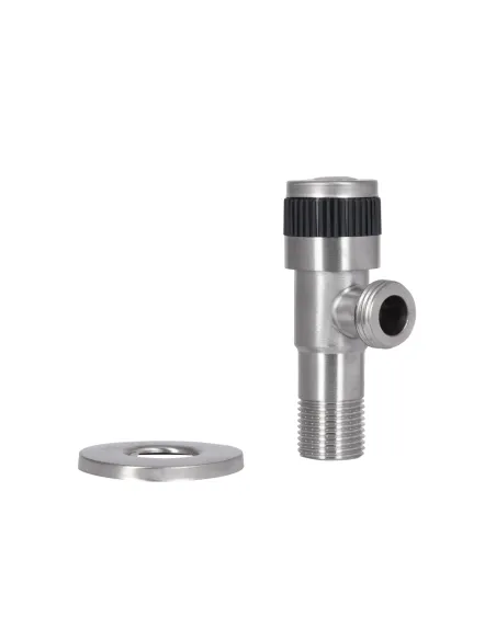 Приладовий кран кутовий Thermo Alliance Standart TAS345W1515SS 1/2 дюйми