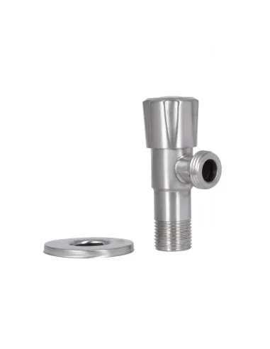 Приладовий кран кутовий Thermo Alliance Standart TAS347W1515SS 1/2 дюйми