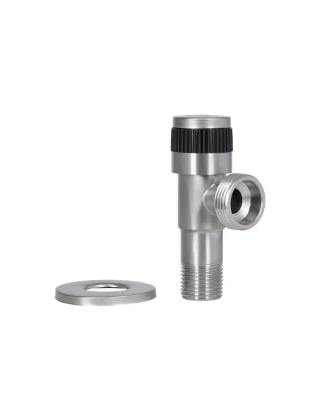 Приладовий кран кутовий Thermo Alliance Standart TAS345W1520SS 1/2 х 3/4 дюйми