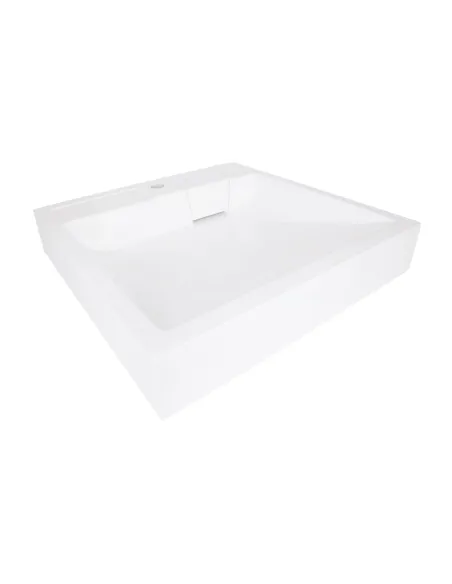 Раковина из искусственного камня Q-Tap Arvin QTARV2365WHI48575 White 595x595x115 мм, установка над стиральной машиной