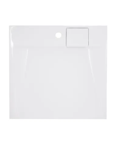 Раковина из искусственного камня Q-Tap Arvin QTARV2365WHI48575 White 595x595x115 мм, установка над стиральной машиной