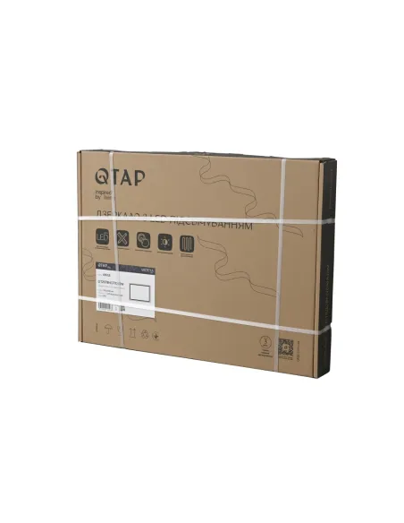 Дзеркало для ванної кімнати Q-Tap Mideya DC-F613 QT2078NCF7050W, з LED-підсвічуванням, з антизапітнінням