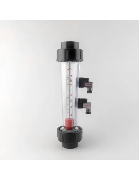 Ротаметр Raifil LZS-32D/GR 0.4-4 с герконовым датчиком, трубного типа под клей, короткий