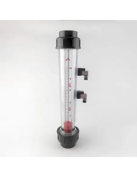 Ротаметр Raifil LZS-40 GR 1-10 з герконовим датчиком, трубного типу під клей, довгий