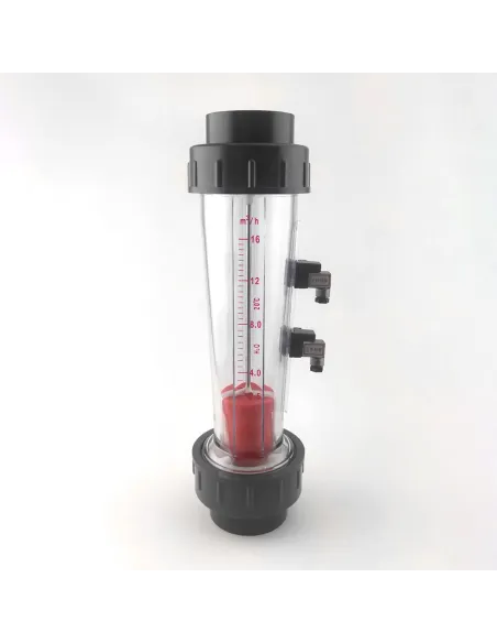 Ротаметр Raifil LZS-65 GR 2.5-16 з герконовим датчиком, трубного типу під клей, короткий