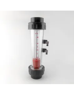 Ротаметр Raifil LZS-65 GR 8-40 с герконовым датчиком, трубного типа под клей, короткий