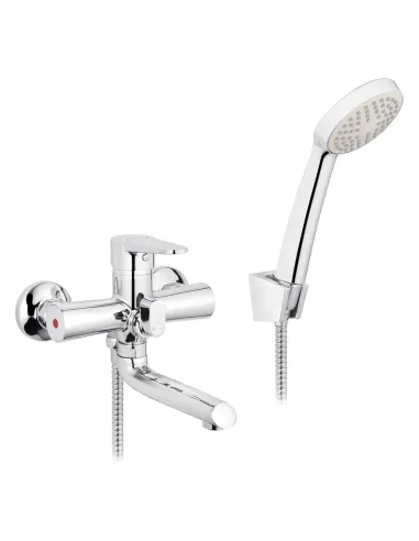 Смеситель для ванны Kroner KRM Elbe - C060 с душевым набором