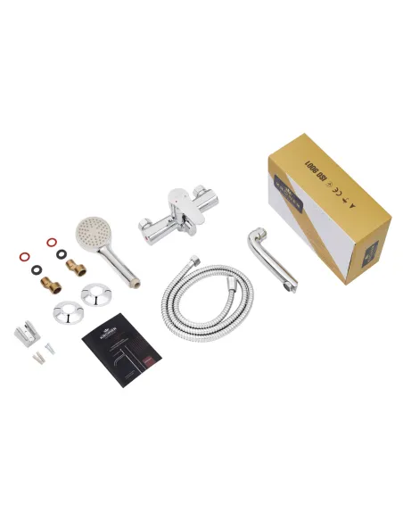 Змішувач для ванни Kroner KRM Elbe-C060 з душовим набором