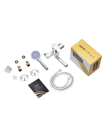 Смеситель для ванны Kroner KRM Elbe - C060 с душевым набором Смеситель для ванны Kroner KRM Elbe - C060 с душевым набором