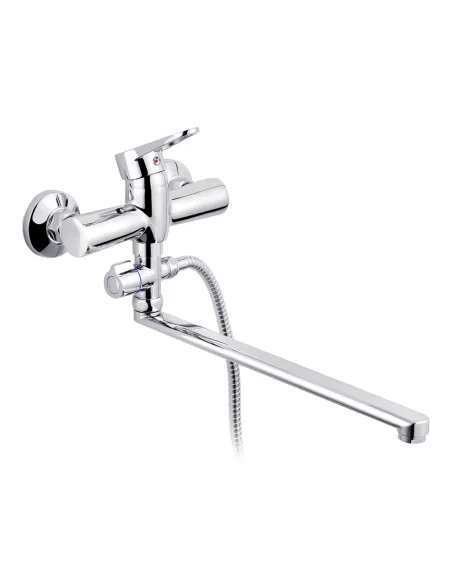 Смеситель для ванны Kroner KRM Elbe - C072 с душевым набором