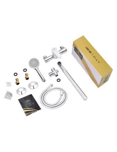 Смеситель для ванны Kroner KRM Elbe - C072 с душевым набором