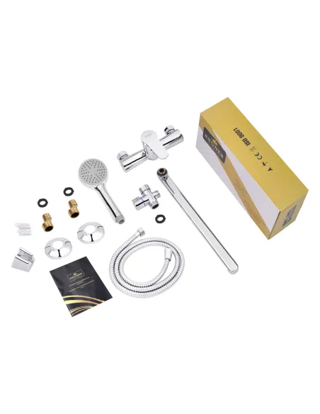 Змішувач для ванни Kroner KRM Elbe - C072 з душовим набором